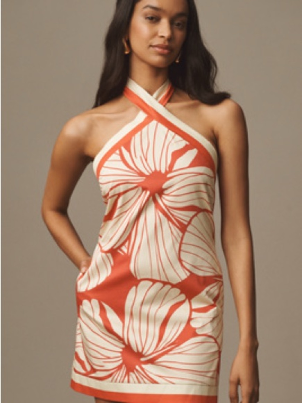 Hutch Baker Halter Mini Dress
